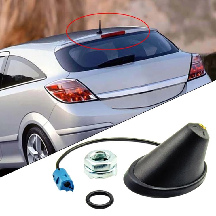 For Opel Car Modification Short Antenna Base Accessories(Black) - Aerials by buy2fix | Online Shopping UK | buy2fix