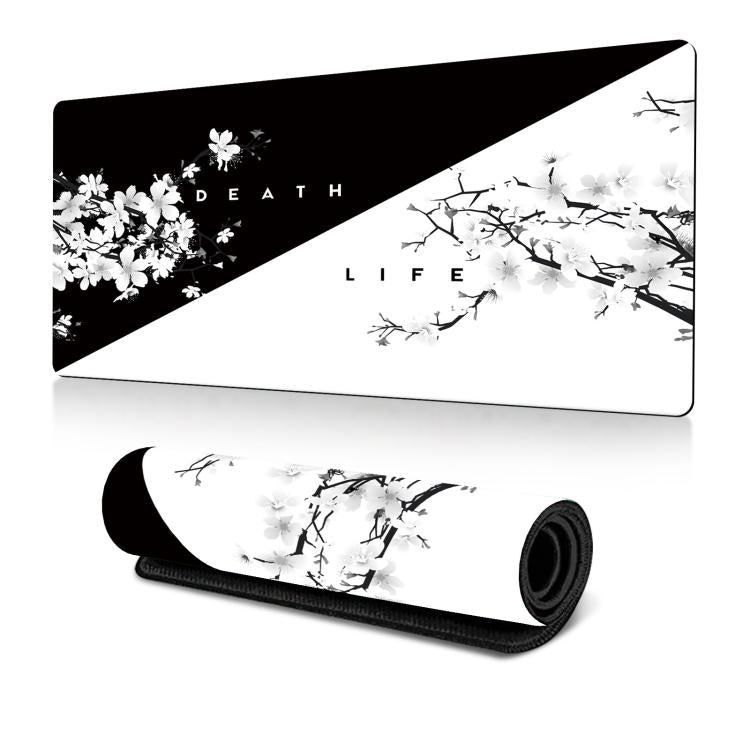 300x700x2mm Ink Painting Cherry Blossom Rubber Non-Slip Mouse Pad Desk Mat(Pattern 9) - Mouse Pads by buy2fix | Online Shopping UK | buy2fix