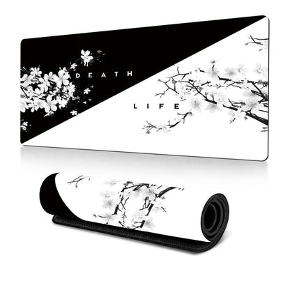 300x700x2mm Ink Painting Cherry Blossom Rubber Non-Slip Mouse Pad Desk Mat(Pattern 9) - Mouse Pads by buy2fix | Online Shopping UK | buy2fix