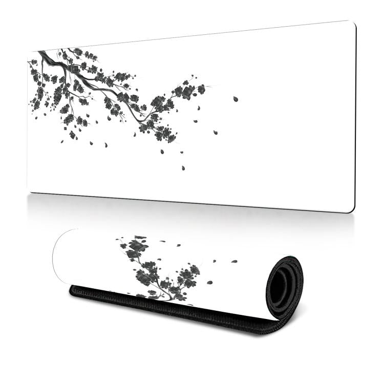 300x600x2mm Ink Painting Cherry Blossom Rubber Non-Slip Mouse Pad Desk Mat(Pattern 20) - Mouse Pads by buy2fix | Online Shopping UK | buy2fix