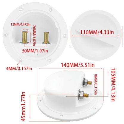 RV Marine Waterproof Sea Fishing Sealed Pure Copper Conductive Junction Box, Configuration: CP-5096 - Marine Accessories & Parts by buy2fix | Online Shopping UK | buy2fix