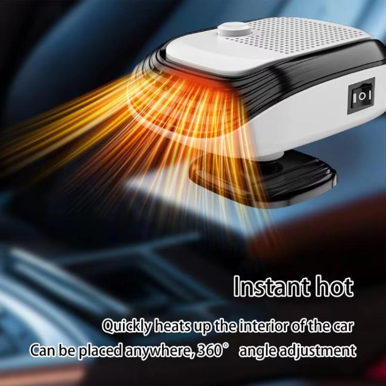 12V Fast Heating Car Heater Glass Defogger(Black White) - Heating & Fans by buy2fix | Online Shopping UK | buy2fix