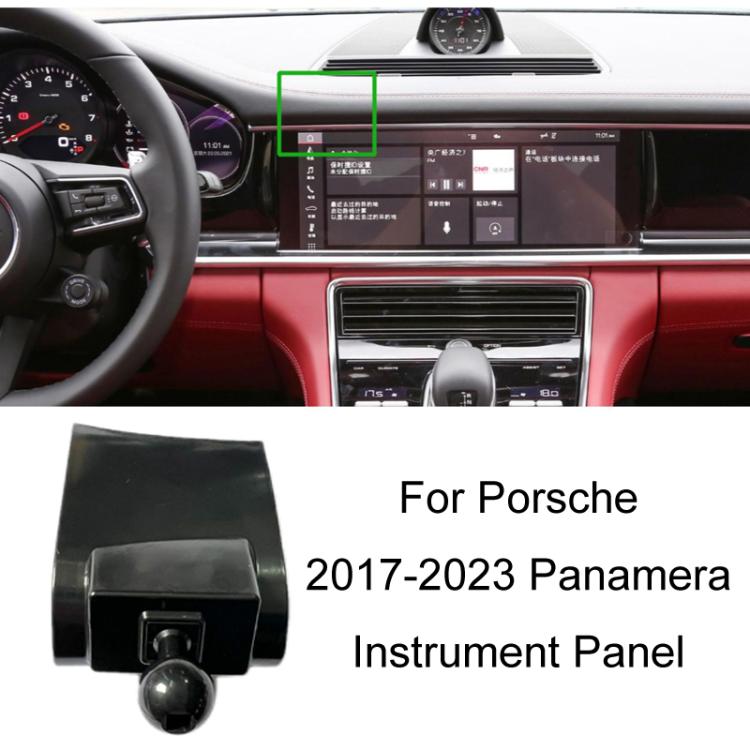 For Porsche Car-Mounted Mobile Phone Navigation Holder Base, Model: 17-23 Panamera Instrument Panel - Special Car Holders by buy2fix | Online Shopping UK | buy2fix