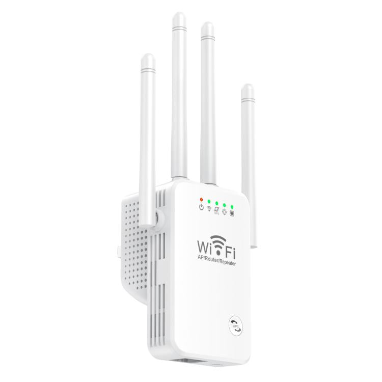 Urant U9 300Mbps 2.4G Wireless Repeater WiFi Signal Amplifier Support WPS Quick Setting AU Plug White - Broadband Amplifiers by Urant | Online Shopping UK | buy2fix