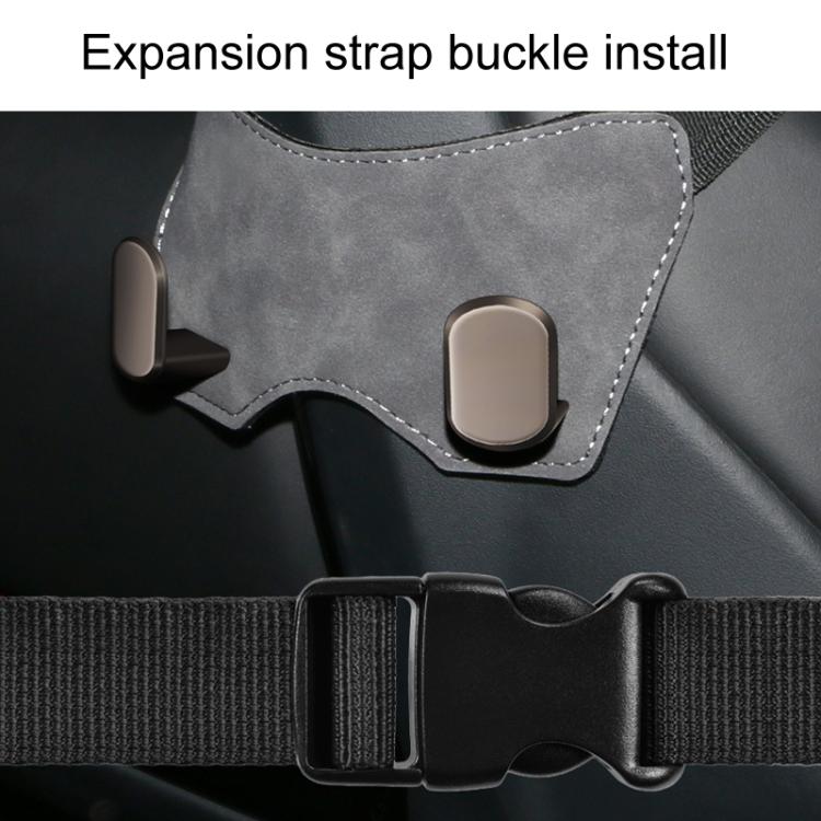 Car Sports Seats With One-Piece Headrests Furring Storage Metal Hooks(Gray) - Auto Fastener & Clips by buy2fix | Online Shopping UK | buy2fix