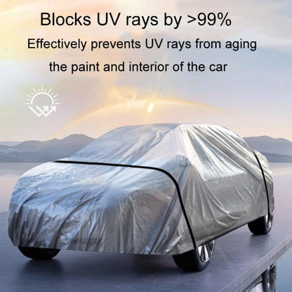 Car PE Film Waterproof And Dustproof Four Seasons Universal Coat Cover, Size: S(Silver Gray) - PE Material by buy2fix | Online Shopping UK | buy2fix