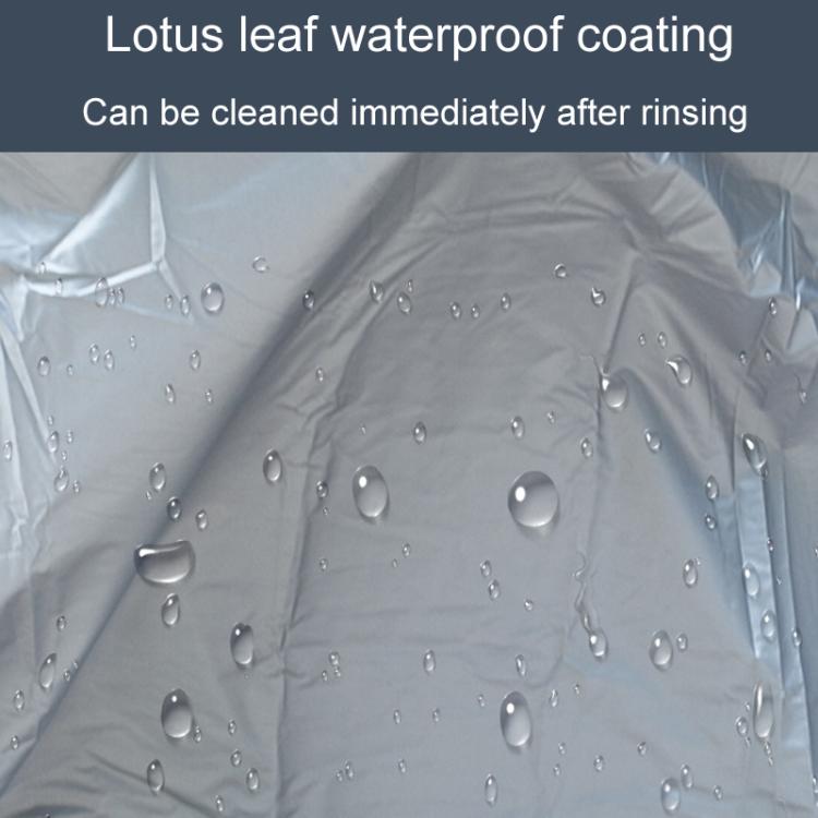 Car PE Film Waterproof And Dustproof Four Seasons Universal Coat Cover, Size: S(Silver Gray) - PE Material by buy2fix | Online Shopping UK | buy2fix