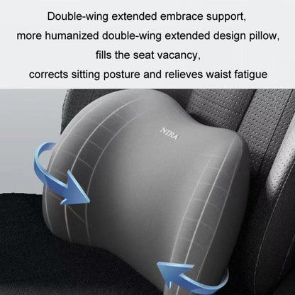 Car Mmemory Foam Support Driving Cushion, Color: Gray Headrest - Seat Accessories by buy2fix | Online Shopping UK | buy2fix