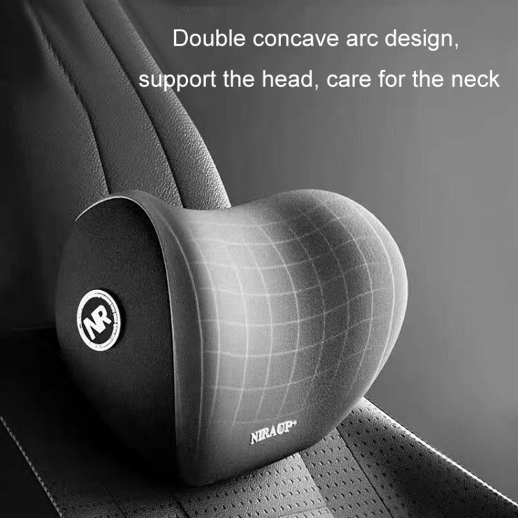 Car Mmemory Foam Support Driving Cushion, Color: Gray Headrest - Seat Accessories by buy2fix | Online Shopping UK | buy2fix