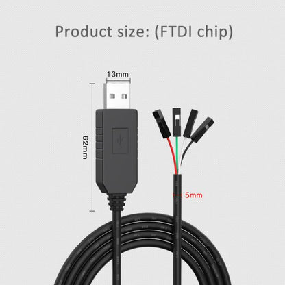 PL2303 Chip USB to TTL Download Cable Program Software Burning Serial Picrocontroller Upgrade Wire - USB Cable by buy2fix | Online Shopping UK | buy2fix