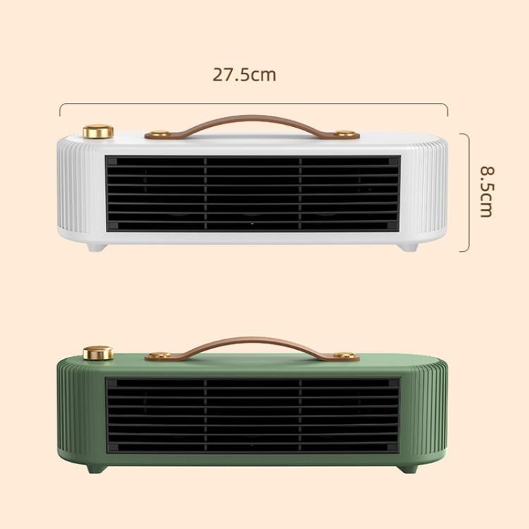 FS007 800W Home Desktop Heater Large Area PTC Heating Device, Spec: UK Plug(Green) - Electric Heaters by buy2fix | Online Shopping UK | buy2fix