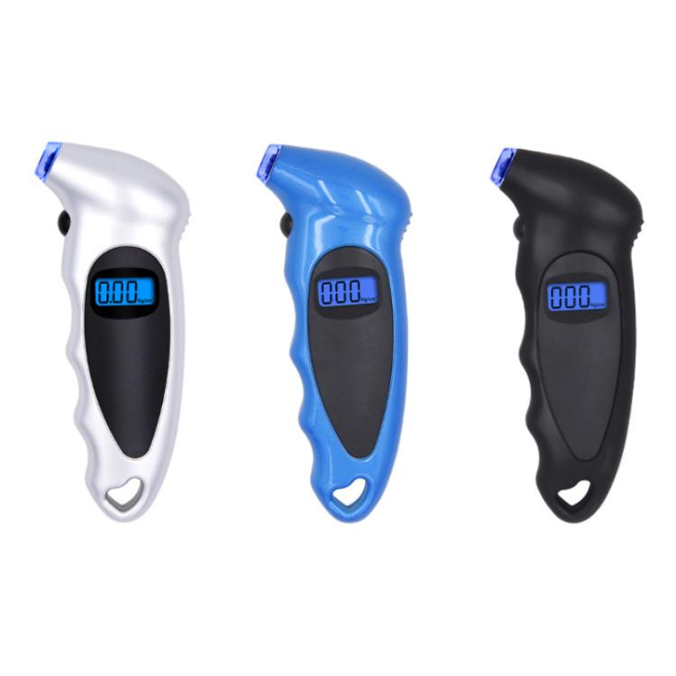 Car High-Precision Detection Digital Display Tire Pressure Gauge(Blue Black) - Tire Pressure Gauges by buy2fix | Online Shopping UK | buy2fix