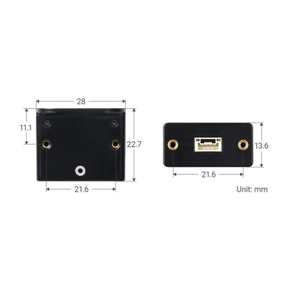 Waveshare TOF Time of Flight Laser Range Sensor, UART / I2C / IO Communication, Range: 25m - Modules Expansions Accessories by Waveshare | Online Shopping UK | buy2fix