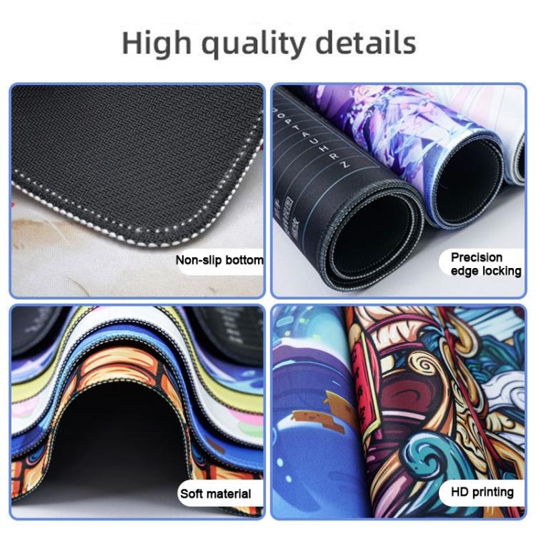 Large Abstract Mouse Pad Gamer Office Computer Desk Mat, Size: 300x600x2mm(Abstract Fluid 25) - Mouse Pads by buy2fix | Online Shopping UK | buy2fix