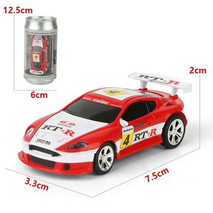 Coke Can Mini RC Car Radio Remote Control Micro Racing Car(Gold) - RC Cars by buy2fix | Online Shopping UK | buy2fix