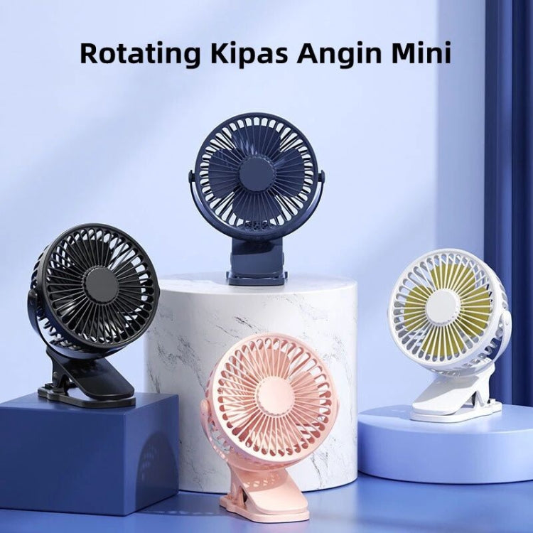 Desktop Portable USB Mini Clip Fan (White) - Electric Fans by buy2fix | Online Shopping UK | buy2fix