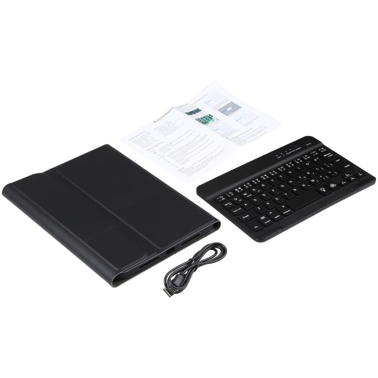 A06S Detachable Lambskin Texture Ultra-thin TPU Backlight Bluetooth Keyboard Leather Tablet Case with Stand For iPad mini 6 (Black) - For iPad mini by buy2fix | Online Shopping UK | buy2fix