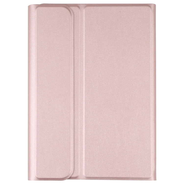 A06S Detachable Lambskin Texture Ultra-thin TPU Backlight Bluetooth Keyboard Leather Tablet Case with Stand For iPad mini 6(Rose Gold) - For iPad mini by buy2fix | Online Shopping UK | buy2fix