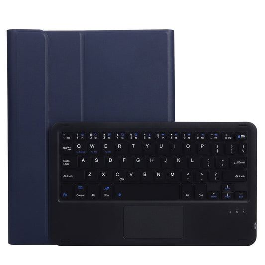 A11-A 2 in 1 Removable Bluetooth Keyboard + Protective Leather Tablet Case with Touchpad & Holder for iPad Pro 11 2021 / 2020 / 2018, iPad Air 2020(Dark Blue) - For iPad Pro by buy2fix | Online Shopping UK | buy2fix