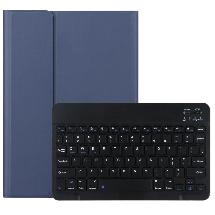 M10 2 in 1 Removable Bluetooth Keyboard + Leather Tablet Case with Holder for Lenovo Tab M10 TB-X505X (Dark Blue) - Lenovo Keyboard by buy2fix | Online Shopping UK | buy2fix