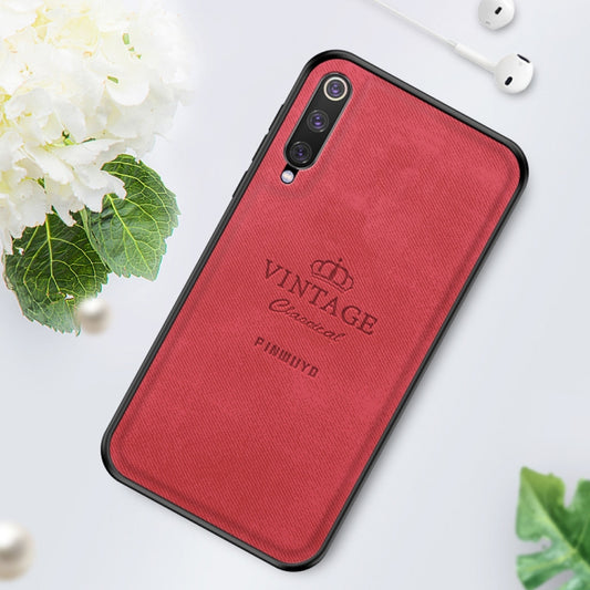 PINWUYO Shockproof Waterproof Full Coverage PC + TPU + Skin Protective Case for Xiaomi Mi 9 SE(Red) - Xiaomi Cases by dibase | Online Shopping UK | buy2fix