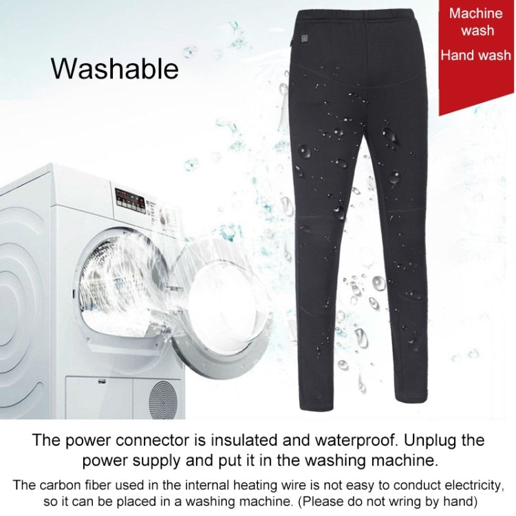 USB Secure Smart Thermostat Hair Hot Pants for Men (Color:Black Size:XXXL) - Pants by buy2fix | Online Shopping UK | buy2fix