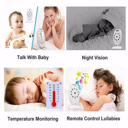 VB601 2.0 inch LCD Screen Hassle-Free Portable Baby Monitor, Support Two Way Talk Back, Night Vision(US Plug) - Security by buy2fix | Online Shopping UK | buy2fix