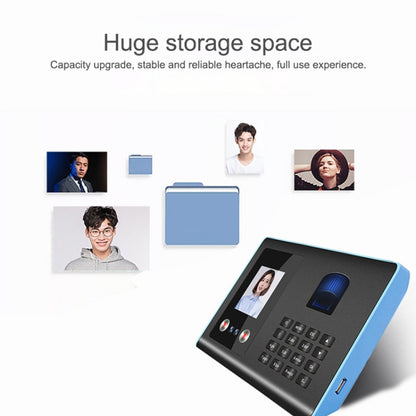 FA01 Face Recognition Fingerprint Time Attendance Machine - Security by buy2fix | Online Shopping UK | buy2fix