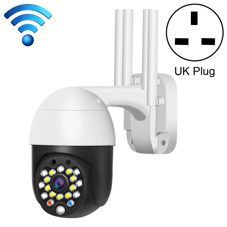 QX27 1080P WiFi High-definition Surveillance Camera Outdoor Dome Camera, Support Night Vision & Two-way Voice & Motion Detection(UK Plug) - Security by buy2fix | Online Shopping UK | buy2fix