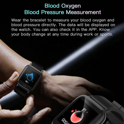 G20 1.3 inch TFT Color Screen Smart Bracelet IP67 Waterproof, Support Call Reminder/ Heart Rate Monitoring /Blood Pressure Monitoring/ Sleep Monitoring/Sedentary Reminder(Black) - Smart Wear by buy2fix | Online Shopping UK | buy2fix