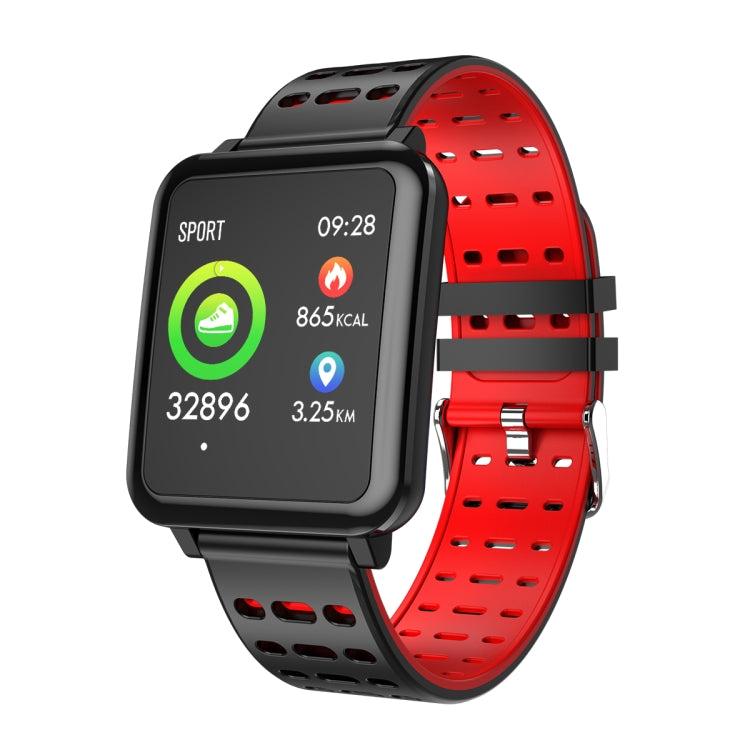 T2 1.3 inches TFT IPS Color Screen Smart Bracelet IP67 Waterproof, Support Call Reminder /Heart Rate Monitoring /Sleep Monitoring /Sedentary Reminder /Blood Pressure Monitoring /Blood Oxygen Monitoring (Red) - Smart Wear by buy2fix | Online Shopping UK | buy2fix