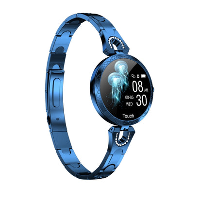 AK15 Fashion Smart Female Bracelet, 1.08 inch Color LCD Screen, IP67 Waterproof, Support Heart Rate Monitoring / Sleep Monitoring / Remote Photography (Blue) - Smart Wear by buy2fix | Online Shopping UK | buy2fix