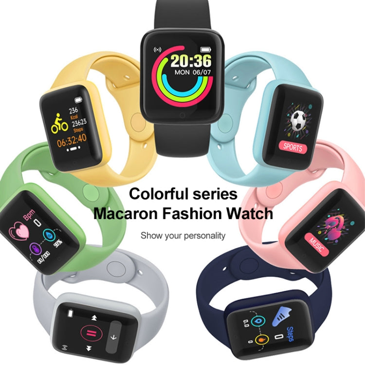 Y68M 1.44 inch Smart Watch, Support Heart Rate Blood Pressure Blood Oxygen Monitoring (Pink) - Smart Wear by buy2fix | Online Shopping UK | buy2fix
