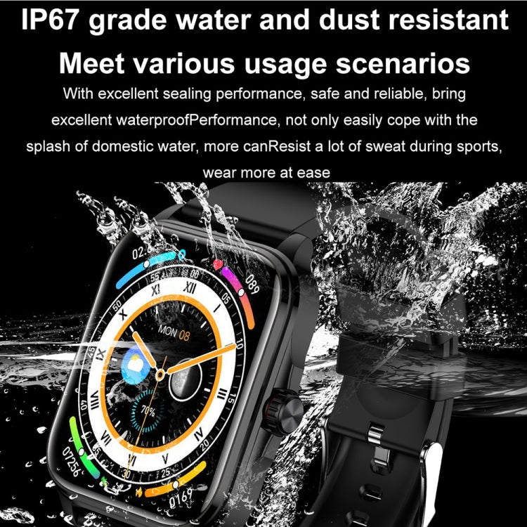 T90 1.91 inch IPS Screen IP67 Waterproof Smart Watch, Support Bluetooth Call / Non-invasive Blood Sugar (Beige) - Smart Watches by buy2fix | Online Shopping UK | buy2fix