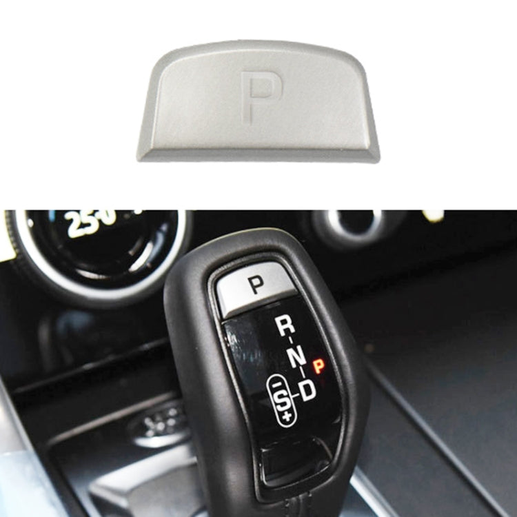 P Key Gear Lever Handball Switch Shift Button for Land Rover Range Rover Jaguar F-TYPE, Left Driving (Silver) - Car Switches by buy2fix | Online Shopping UK | buy2fix