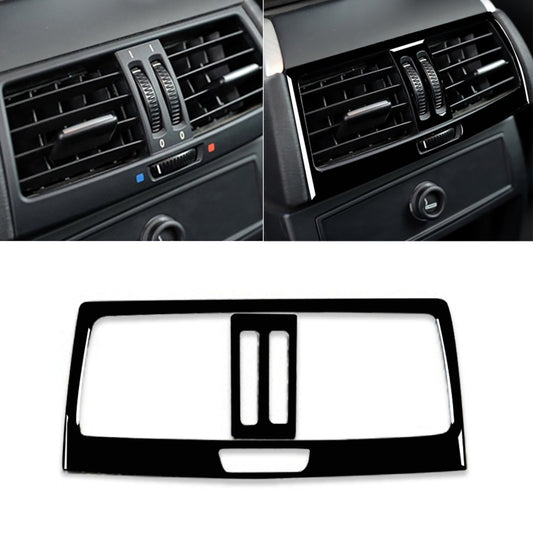 Car Rear Seat Air Vent Type B Decorative Sticker for BMW E70 X5 / E71 X6 2009-2013, Left and Right Drive Universal(Black) - In Car by buy2fix | Online Shopping UK | buy2fix