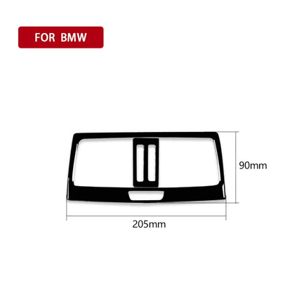 Car Rear Seat Air Vent Type B Decorative Sticker for BMW E70 X5 / E71 X6 2009-2013, Left and Right Drive Universal(Black) - In Car by buy2fix | Online Shopping UK | buy2fix