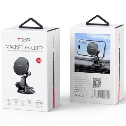 Yesido C177 Mini Suction Cup Type Magsafe Magnetic Car Holder - Car Holders by Yesido | Online Shopping UK | buy2fix