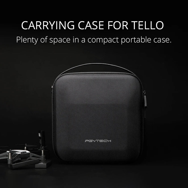 PGYTECH Portable PU Nylon EVA Storage Bag for DJI TELLO(Black) - DJI & GoPro Accessories by PGYTECH | Online Shopping UK | buy2fix