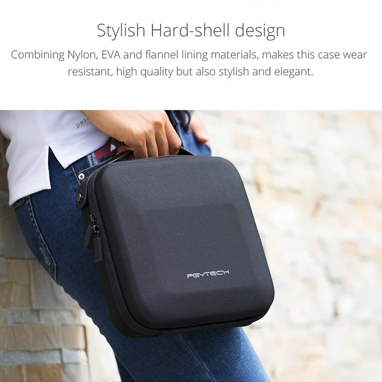 PGYTECH Portable PU Nylon EVA Storage Bag for DJI TELLO(Black) - DJI & GoPro Accessories by PGYTECH | Online Shopping UK | buy2fix