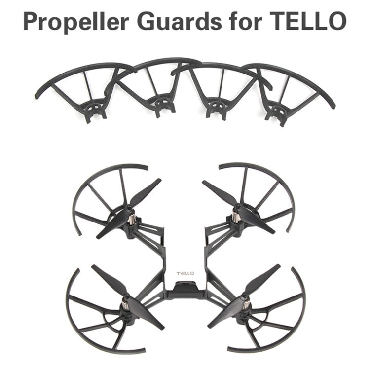 4 PCS Propeller Protective Covers for DJI TELLO Drone(Black) - DJI & GoPro Accessories by buy2fix | Online Shopping UK | buy2fix