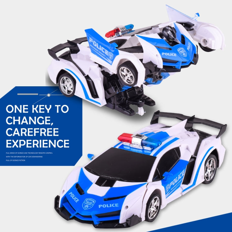 1023 4 Channels Remotely Deformed Car Police Model Car Toy Car - RC Cars by buy2fix | Online Shopping UK | buy2fix