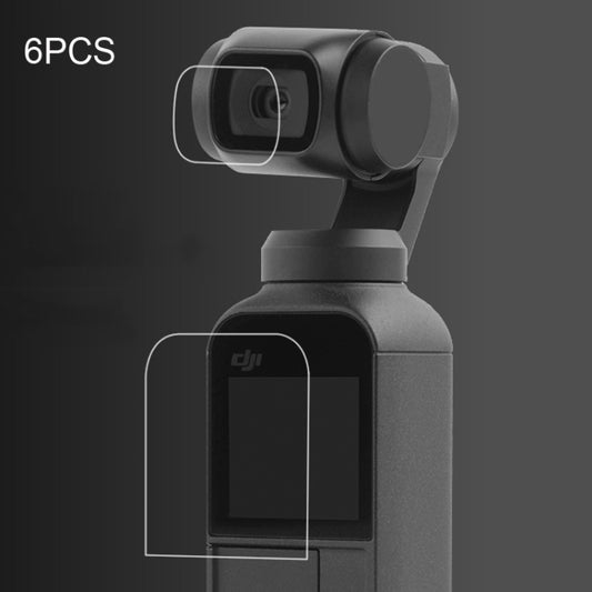 6 PCS HD Lens Protector + Screen Film for DJI OSMO Pocket Gimbal - DJI & GoPro Accessories by buy2fix | Online Shopping UK | buy2fix