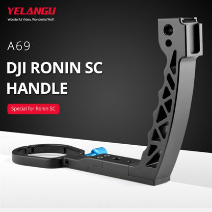 YELANGU A69 Lifting Handle Pot Handheld Stabilizer Extension Mount for DJI Ronin SC (Black) - DJI & GoPro Accessories by YELANGU | Online Shopping UK | buy2fix