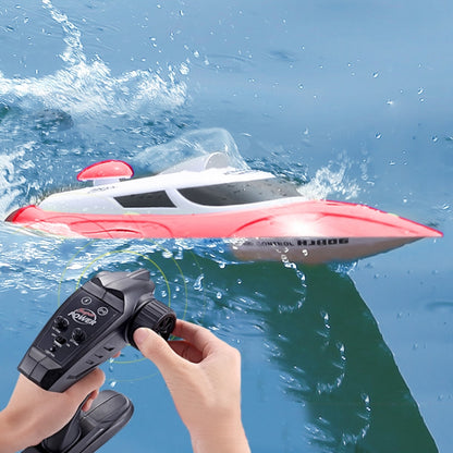 HongXunJie HJ806 2.4Ghz Water Cooling High Speed Racing Boats with Remote Controller, Auto Flip Function, 200m Control Distance(Red) - RC Boats by buy2fix | Online Shopping UK | buy2fix