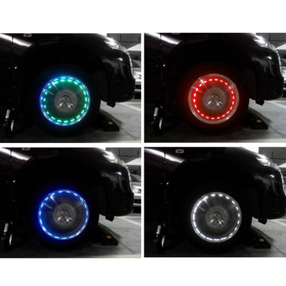 Solar Car Tyre Tire Inflating Valve Decorative Lighting Hot Wheels Strobe Flashing LED Light Lamp - Decorative Lights by buy2fix | Online Shopping UK | buy2fix