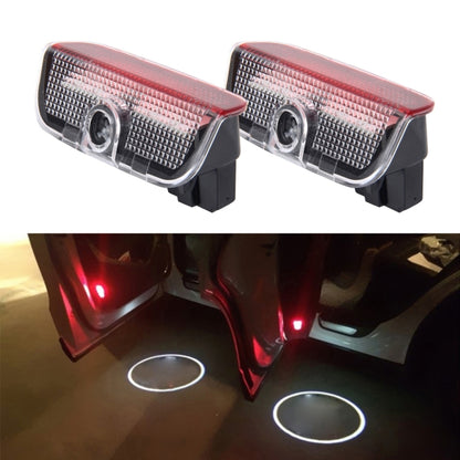 2 PCS LED Car Door Welcome Logo Car Brand 3D Shadow Light for Porsche - Door Lights by buy2fix | Online Shopping UK | buy2fix