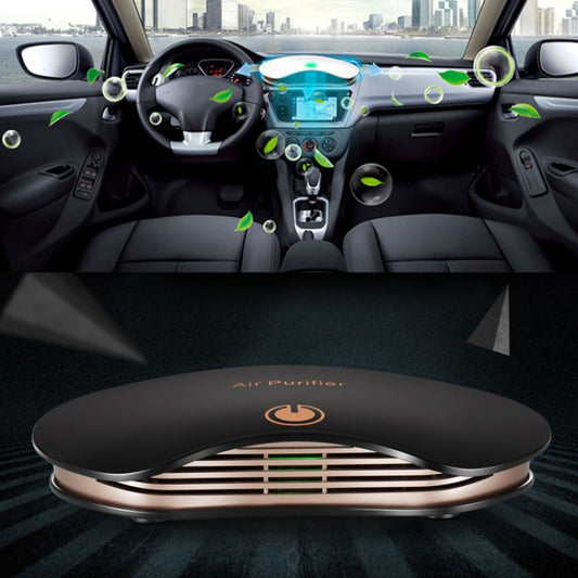 BL-001 Car / Household Smart Touch Control Air Purifier Negative Ions Air Cleaner(Black) - In Car by buy2fix | Online Shopping UK | buy2fix