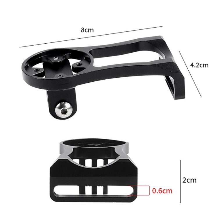 Mountain Bike Code Table Seat Bicycle Extension Bracket Light Stand(Black) - Holders by buy2fix | Online Shopping UK | buy2fix