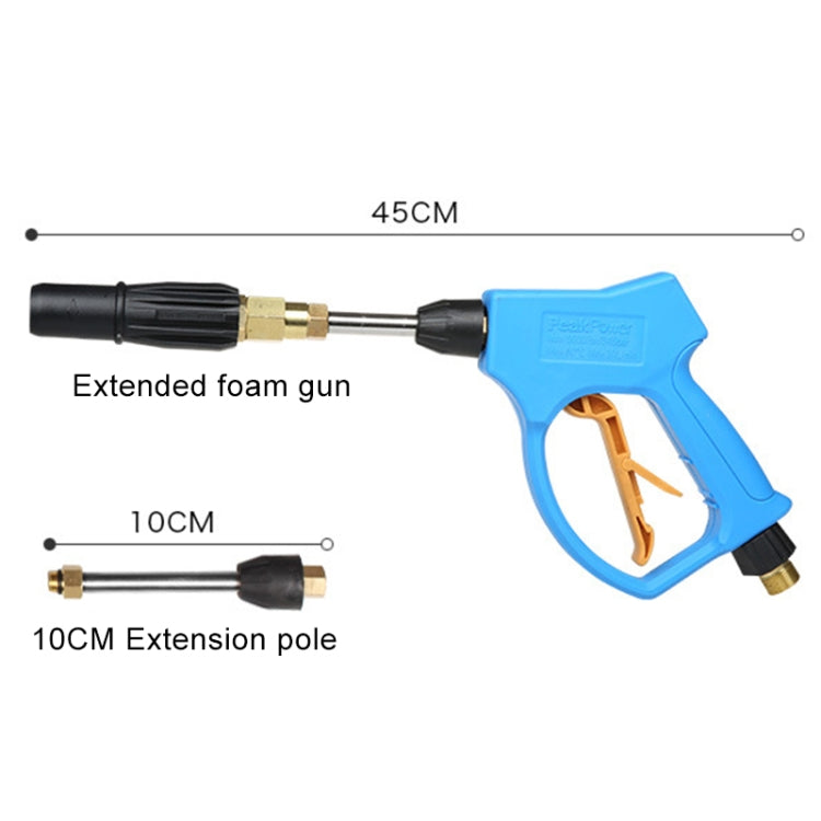 High Pressure Long Fixed Foam Gun for Self-service Car Washing Machine, Outer Wire: 14 x 1.5 - Car Washer & Accessories by buy2fix | Online Shopping UK | buy2fix